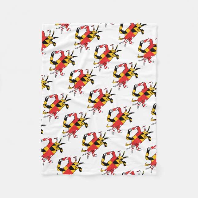 Couverture Polaire Crabe du Maryland (Devant)