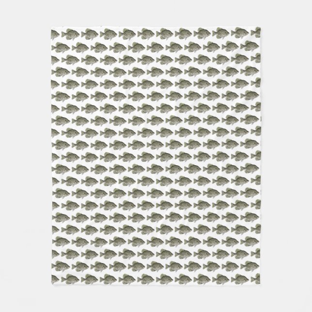 Couverture Polaire Crappie noire (Devant)