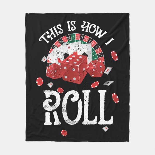 Couverture Polaire Craps C'Est Comme Ça Que Je Roule (Devant)