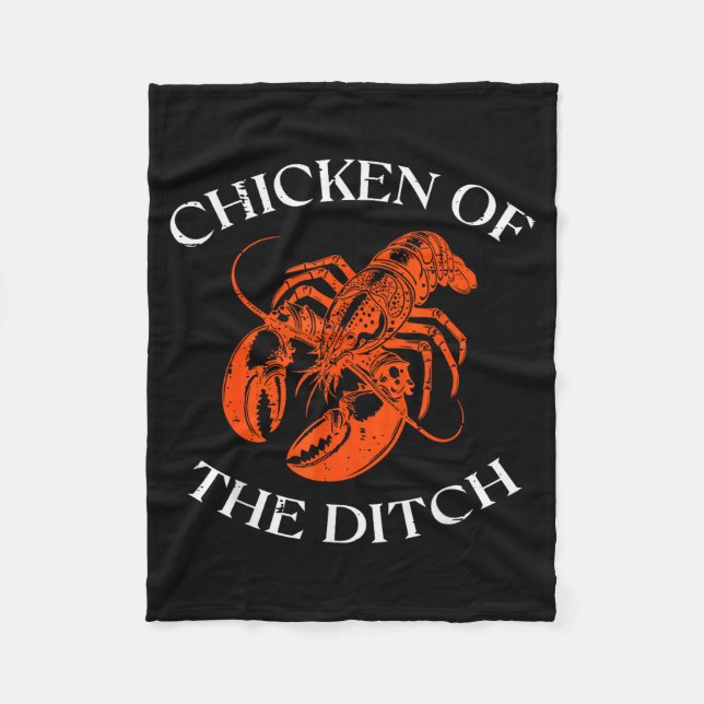 Couverture Polaire Crayfish Chicken Of The Ditch Crawfish Cajun Men W (Devant)