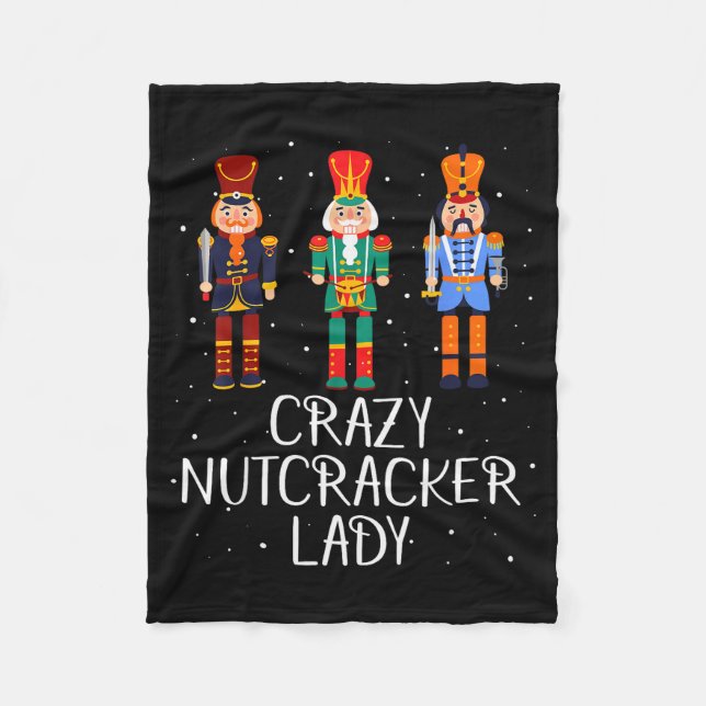 Couverture Polaire Crazy Nutcracker Lady  (Devant)