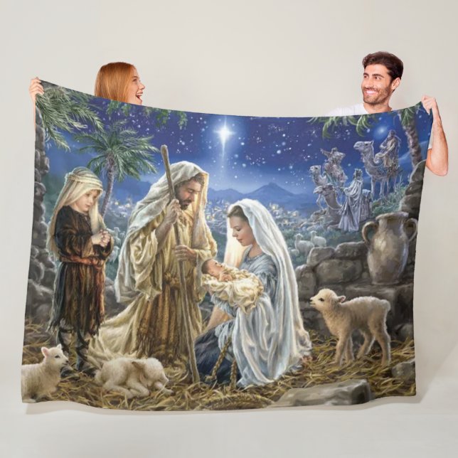 COUVERTURE POLAIRE CRÈCHE (En situation)