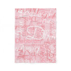 Créer un nom féminin typographie rose