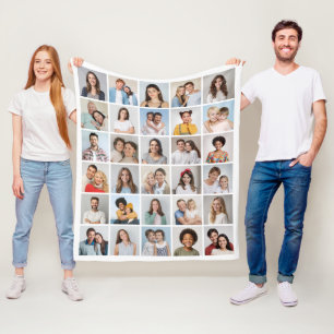 Couverture Polaire Créez votre propre collection de photos 30 Blanket