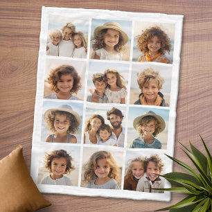 Couverture Polaire Créez votre propre collection Instagram de 12 pho