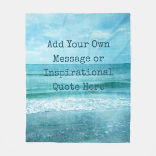 Couverture Polaire Créez votre propre devis inspirant motivationnel