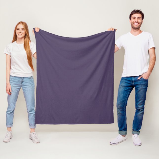 Couverture Polaire Créez votre propre violet personnalisé (En situation)