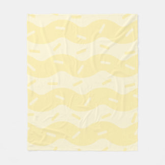 Couverture polaire crème glacée vanille fondue