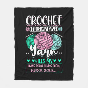 Couverture Polaire Crochet - Crochet remplit mes jours