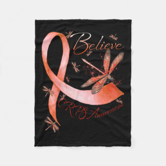 Couverture Polaire Croire Crps Sensibilisation Orange Ruban Lov