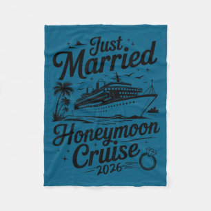 Couverture Polaire Croisière de lune de miel de mariage mignon 2026 j