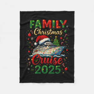 Couverture Polaire Croisière de Noël en famille 2025 Équipe Xmas Drôl