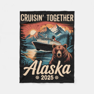 Couverture Polaire Croisière ensemble Alaska 2025 Famille Ami Alaska 
