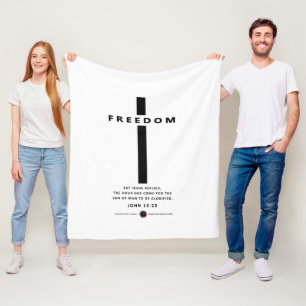Couverture Polaire Croix de la liberté