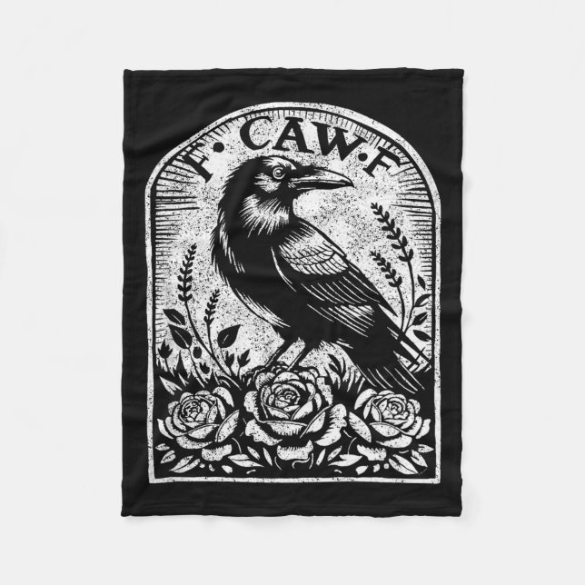 Couverture Polaire Crow Raven F Caw F  (Devant)
