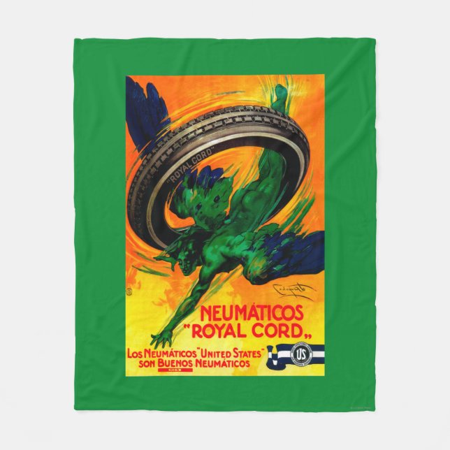 Couverture Polaire Cru royal PosterEurope de corde de Neumaticos (Devant)