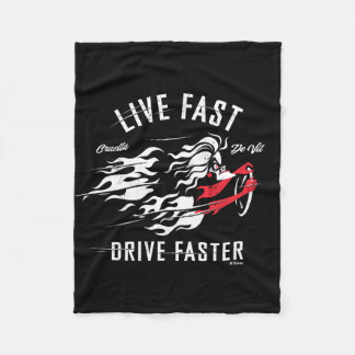 Couverture Polaire Cruella de Vil| Live Fast Drive Plus Rapide