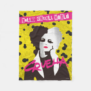 Couverture Polaire Cruella Hello Cruell World Ranscil Art