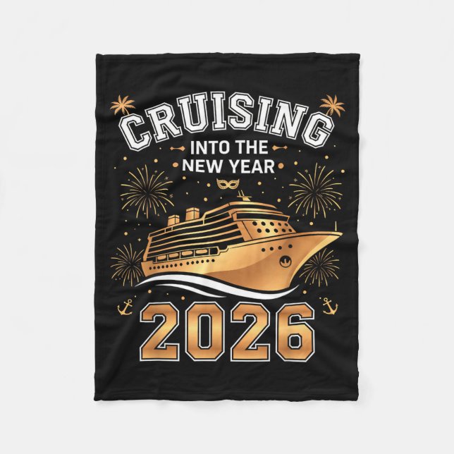 Couverture Polaire Cruising Into 2026 New Years Eve Party Favors Fami (Devant)