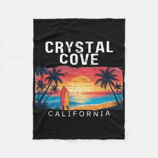 Couverture Polaire Crystal Cove State Park California Men Women Surfi