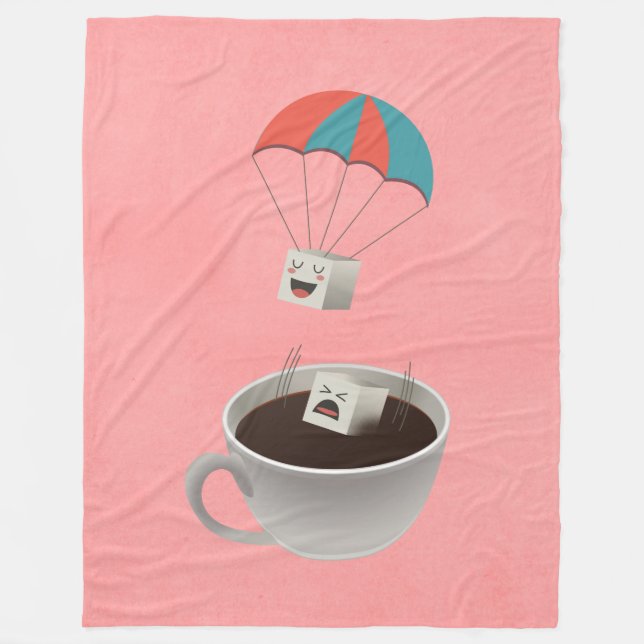 Couverture Polaire Cubes prudents en sucre (Devant)