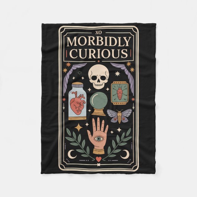 Couverture Polaire Curieusement Morbide Oddities Chemise Gothique Vib (Devant)