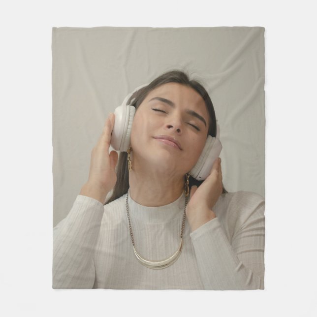 Couverture Polaire Custom Full Photo Moderne   (Devant)