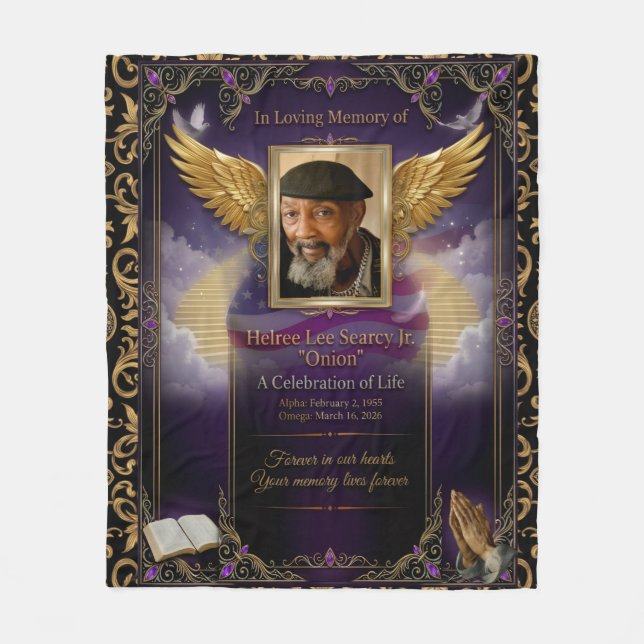 Couverture Polaire Custom Keepsake Fleece Blanket  (Devant)