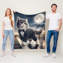 Cute Cat Pawdigy joue une sonate au clair de lune
