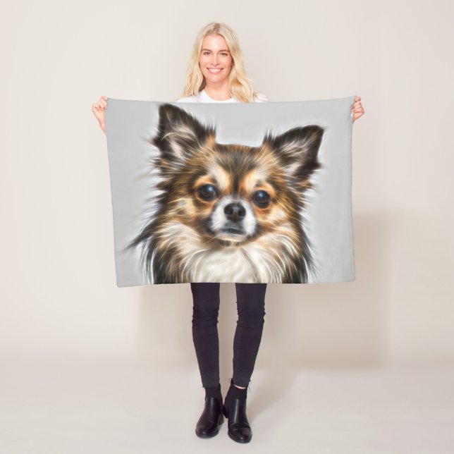 Couverture Polaire Cute Chihuahua (En situation)