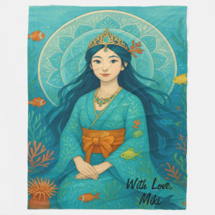 Couverture Polaire Cute Cute Whismusical Underwater Princesse