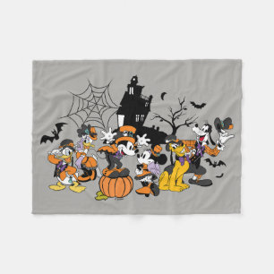 Couverture Polaire Cute Halloween Mickey et amis