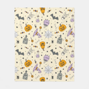 Couverture Polaire Cute Motif Halloween