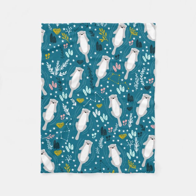 Couverture Polaire Cute Otter Blanket (Devant)