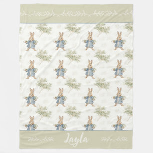 Couverture Polaire Cute personnalisée Peter Rabbit Baby