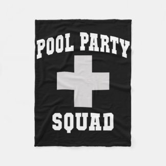 Couverture Polaire Cute Pool Party Squad Dad Cruise Swim Scu Surfing 