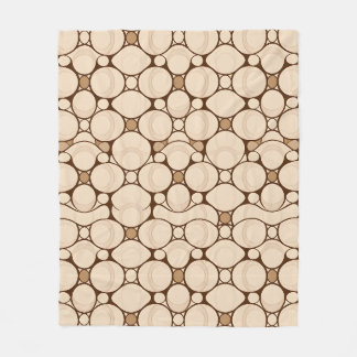 Couverture Polaire Cute Retro Circle Motif - Floral Home Decor