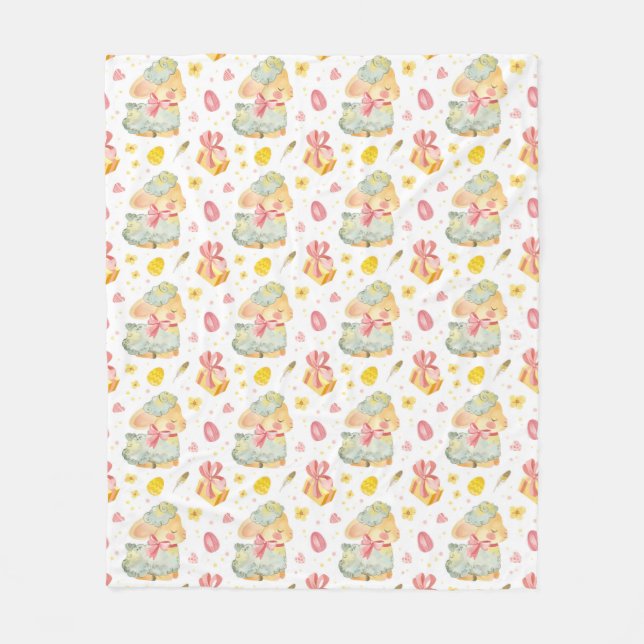 Couverture Polaire Cute Sheep (Devant)