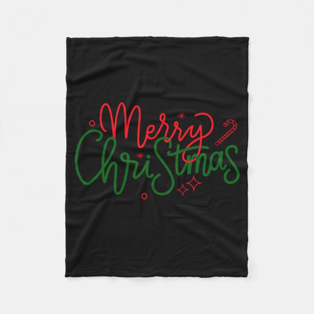 Couverture Polaire D Family Christmas Family Name  (Devant)