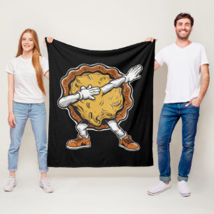 Couverture Polaire Dabbing de la tarte au potiron le jour de Thanksgi