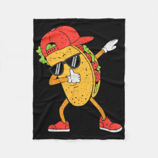 Couverture Polaire Dabbing Tacos Dab Cinco De Mayo Mexicains Garçons