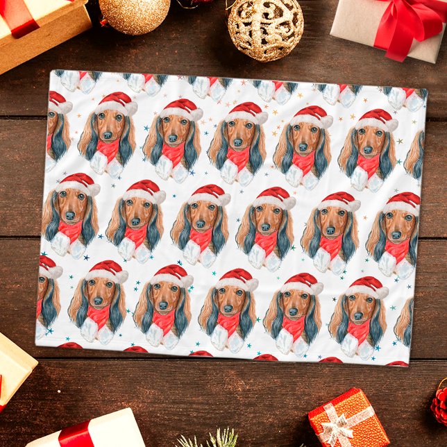 Couverture Polaire Dachshund Chien race Noël (Créateur téléchargé)