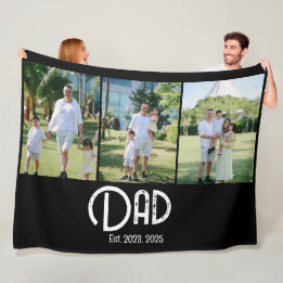 Couverture Polaire Dad Established Grunge text 3 photo