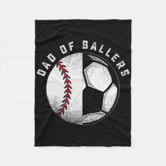 Couverture Polaire Dad Of Llers Father Son Soccer Sell Player Coach G