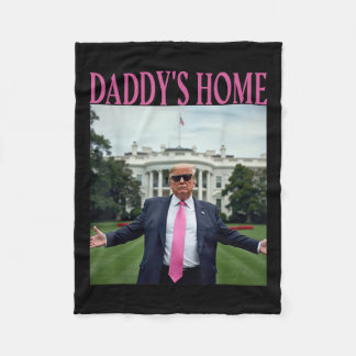 Couverture Polaire Daddy Accueil Trump Chemise Pour Hommes Femmes Enf