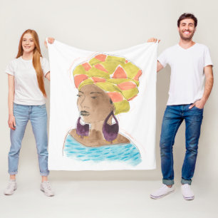 Couverture Polaire Dame forte et belle