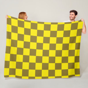 Couverture Polaire Damier Zest et Acid