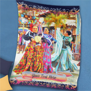 Couverture Polaire Danseurs du Festival mexicain de Ceviche 2549