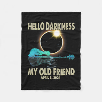 Couverture Polaire Darkness My Friend Funny Solar Eclipse 2024 Avril