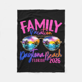 Couverture Polaire Daytona Beach Florida Vacation 2026 Matching Famil